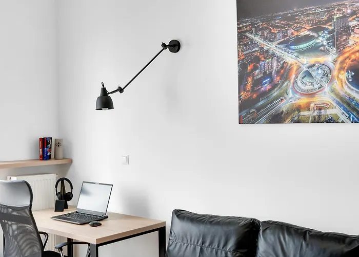 Apartmán Tauzensuite Park Slaski, Office Work Space, Self Check-In Katovice